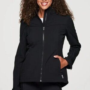 Avalanche Women's Black Fleece Lined Soft Shell Jacket NO Hood